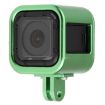 CNC Aluminum Alloy Protective Cage for GoPro HERO5 Session - Green - 1