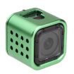 CNC Aluminum Alloy Protective Cage for GoPro HERO5 Session - Green - 2