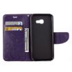 Galaxy A5 (2017) Butterflies Love Flowers Leather Case - Dark Purple - 4