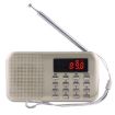 Portable Stereo LCD Digital FM AM Radio Speaker, Rechargeable Li-ion Battery - 1