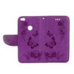 Huawei P8 Lite (2017) Butterflies Leather Case - Purple - 5