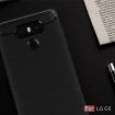 LG G6 Carbon Fiber Texture TPU Case (Black) - 6