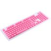104 Keys Double Shot PBT Backlit Keycaps - Pink - 2