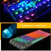 104 Keys Double Shot PBT Backlit Keycaps - Orange - 6