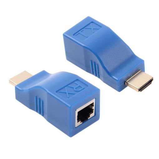 HDMI to RJ45 Extender Adapter - 30m Transmission Distance - 1