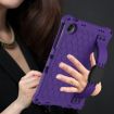 Samsung Galaxy Tab A9+ 11 X216B Tablet Case with Strap - Purple+Black - 5