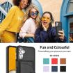 Samsung Galaxy A05s Shockproof Leather Phone Case with Card Holder - Black - 6