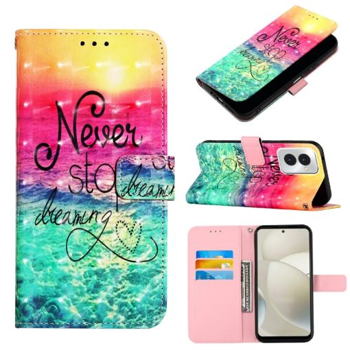 Motorola Moto G Power 5G 2024 Leather Phone Case - Chasing Dreams - 1