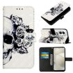 Motorola Moto G Power 5G 2024 Leather Phone Case - Skull - 1