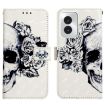 Motorola Moto G Power 5G 2024 Leather Phone Case - Skull - 3