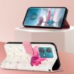 Motorola Edge 40 Neo 3D Painting Leather Phone Case (Flower) - 4
