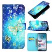 Motorola Edge 40 Neo Leather Phone Case - Golden Butterfly - 1