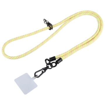 Picture of Universal Phone Twill Lanyard (Pink Yellow)