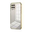 Samsung Galaxy M53 5G Transparent Plating Phone Case (Gold) - 1