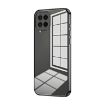 Samsung Galaxy M53 5G Transparent Plating Phone Case (Black) - 1