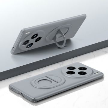 Grey Vivo X100 Magsafe Hidden Fold Holder Phone Case - 1