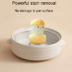 Picture of Removable Egg Shell Nano Wire Cleaning Balls Household Kitchen Dishwashing Tools (Yellow)