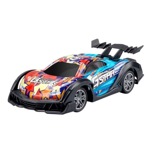 Q170 Colorful Lights Racing RC Car - Orange - 1