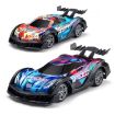 Q170 Colorful Lights Racing RC Car - Blue - 2