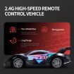 Q170 Colorful Lights Racing RC Car - Blue - 5