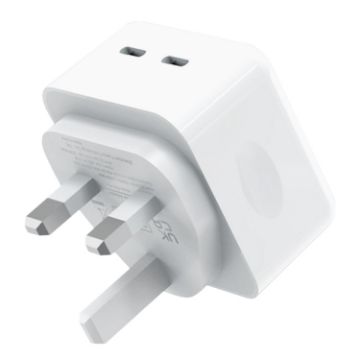 NORTHJO NOGAN3502 GaN PD PPS 35W Dual USB-C Wall Fast Charger - UK Plug - 1