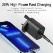 JOYROOM L-QP2011 20W Fast Charger with Cable Set, UK Plug - Black - 2