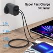 JOYROOM L-QP2011 20W Fast Charger with Cable Set, UK Plug - Black - 6