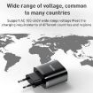 Yesido YC54 Dual USB-C/Type-C Travel Charger with 1m Cable EU Plug - 9