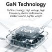 USAMS PD35W Dual Port GaN Fast Charger, UK Plug - Black - 3