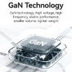 USAMS PD35W Dual Port GaN Fast Charger, US Plug (White) - 3