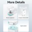 USAMS PD35W Dual Type-C Port GaN Fast Charger, UK Plug - White - 7