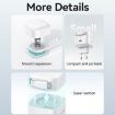 USAMS PD35W Dual Type-C Port GaN Fast Charger, EU Plug (White) - 7