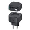 USAMS PD35W Dual Type-C Port GaN Fast Charger, EU Plug (Black) - 1