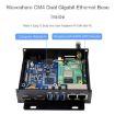 Waveshare Dual Gigabit Ethernet Mini-Computer with Metal Case & Cooling Fan - 5