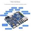 Waveshare Dual Gigabit Ethernet Mini-Computer with Metal Case & Cooling Fan - 6