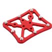 Picture of Single Road Bike Universal Clipless to Pedals Platform Adapter for Bike MTB, Size: Small (Red)