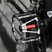 1 Pair WEST BIKING Mountain Bike Aluminum Pedal - Black - 8