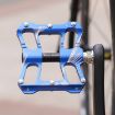 WEST BIKING YP0802080 Bicycle Aluminum Alloy Pedal Blue - 7