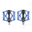 Mountain Bike Aluminum Alloy Non-Slip Bearing Pedal Blue - 1