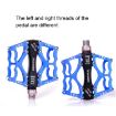 Mountain Bike Aluminum Alloy Non-Slip Pedal (Red) - 4