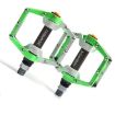 MPEDA Mountain Bike Bearing Pedal - White Green - 2