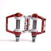 MPEDA Mountain Bike Bearing Pedal - White Red - 1