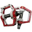 MPEDA Mountain Bike Bearing Pedal - White Red - 2