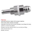 AN6-5/16 Male Flare Bulkhead Hose Barb for Fuel Tank - Fuel Cell - 4
