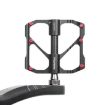 PROMEND Carbon Fiber Bearing Pedal (Red) - 1 Pair - 5