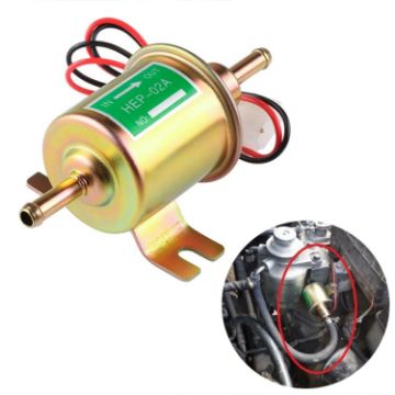 Universal Car 24V Fuel Pump Inline Low Pressure Electric Fuel Pump - 1