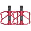 PROMEND Aluminum Bike Pedals - Red (1 Pair) - 1