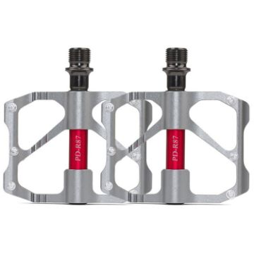 PROMEND Aluminum Pedals PD-R87 Titanium - 1 Pair - 1