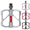 PROMEND Mountain Bike Aluminum Pedals - Red - 2