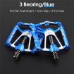 WEST BIKING Mountain Bike Aluminum Alloy Pedal - Blue - 2